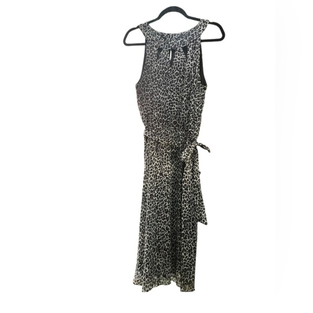 EUCJ.B.S. WrapBlack and White Animal‎ Print Dress Size 14